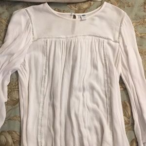 White peasant top
